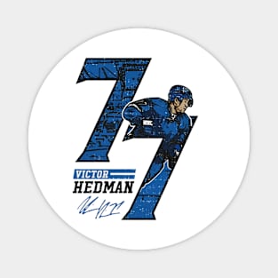 Victor Hedman Tampa Bay Offset Magnet